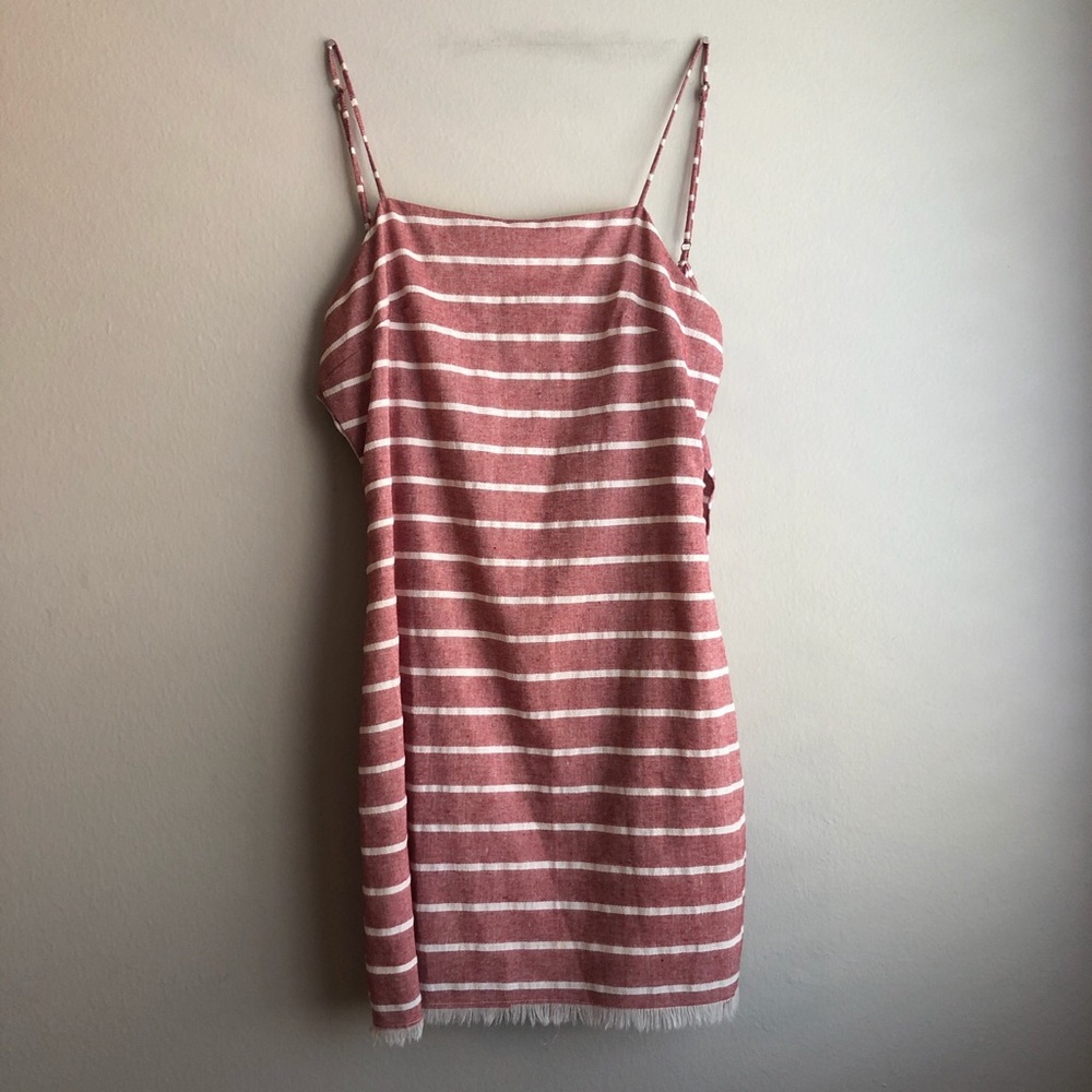 red striped impeccable pig sundress